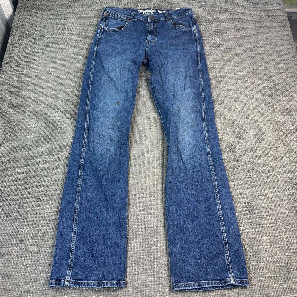 Wrangler Retro Relaxed Bootcut Jeans Mens 31x34 Blue Medium Wash 112317550